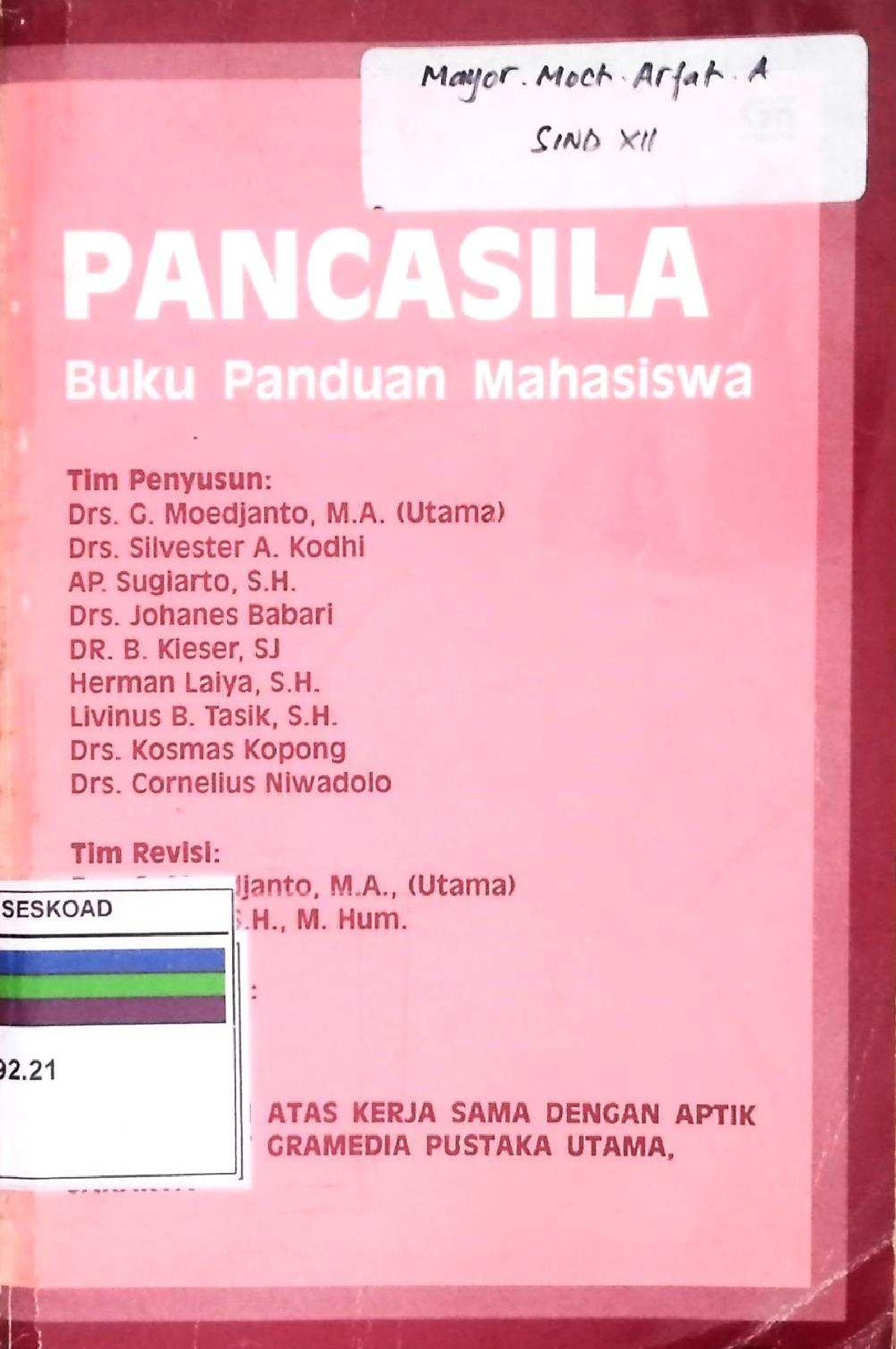 Pancasila Buku Panduan Mahasiswa